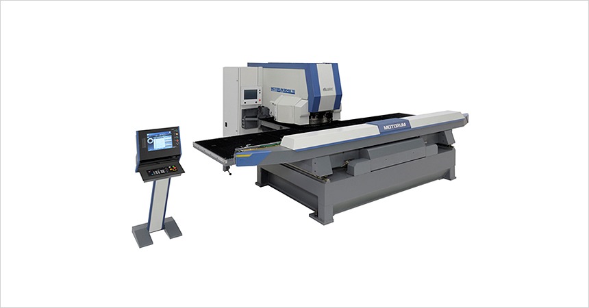 대형 CNC 절곡기 철판 절곡 작업 옥수금속